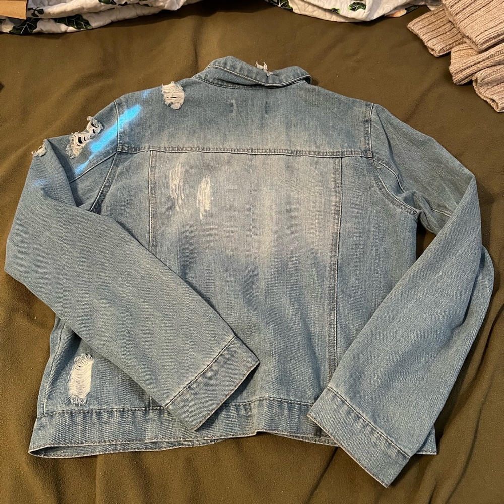 Distressed Jean Jacket - Picture 2 of 3